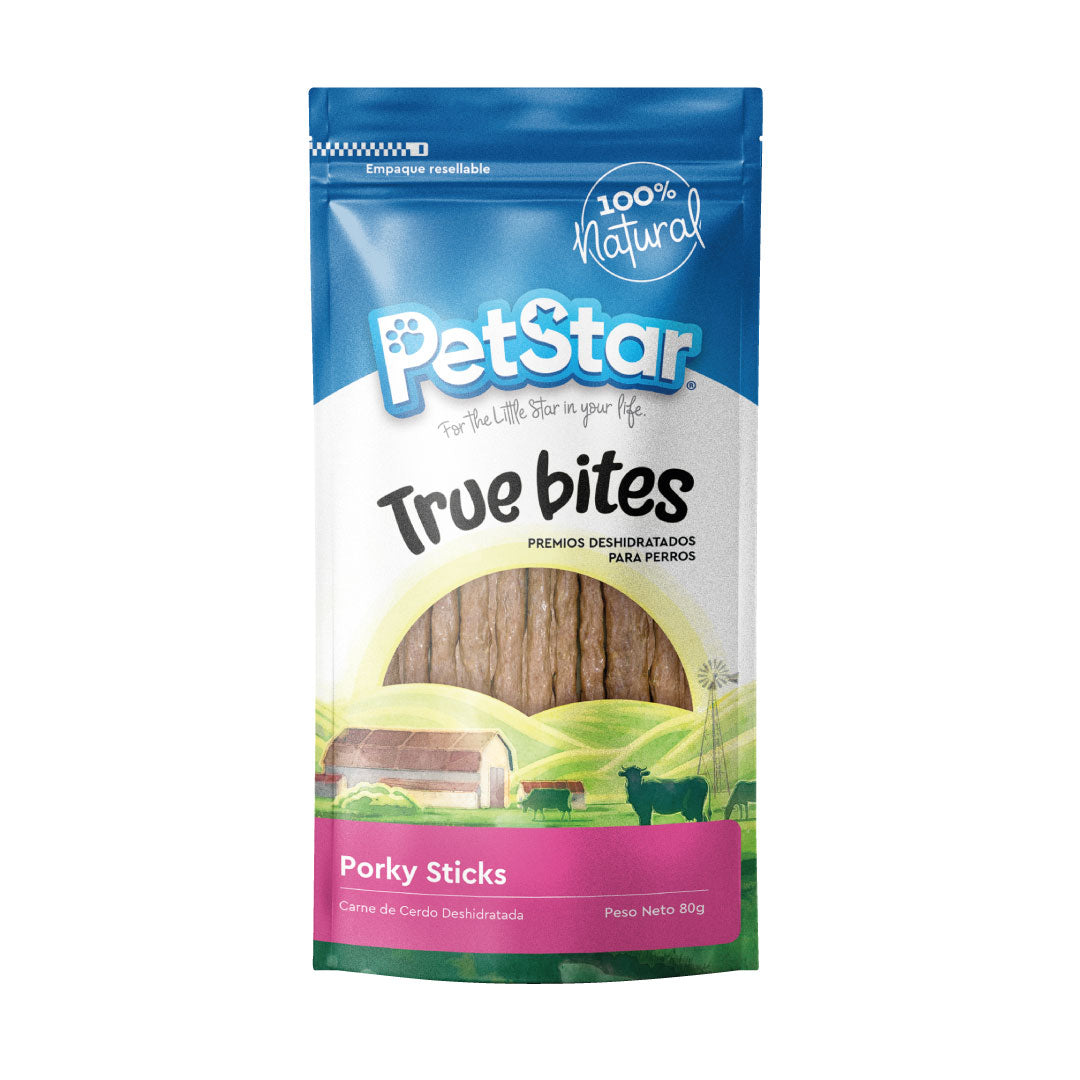 Premios para perro Porky Stick True Bites