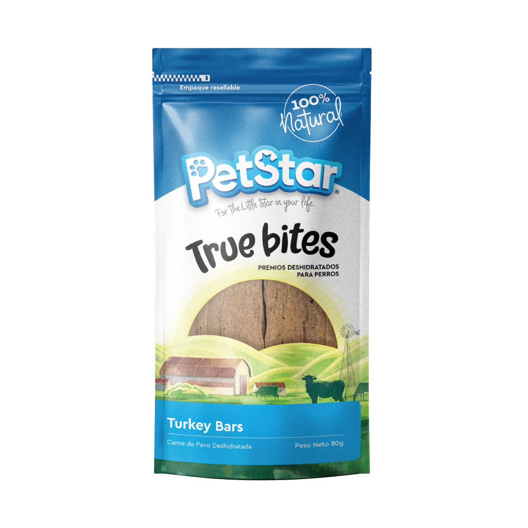 Premios para perro Turkey Bars True Bites