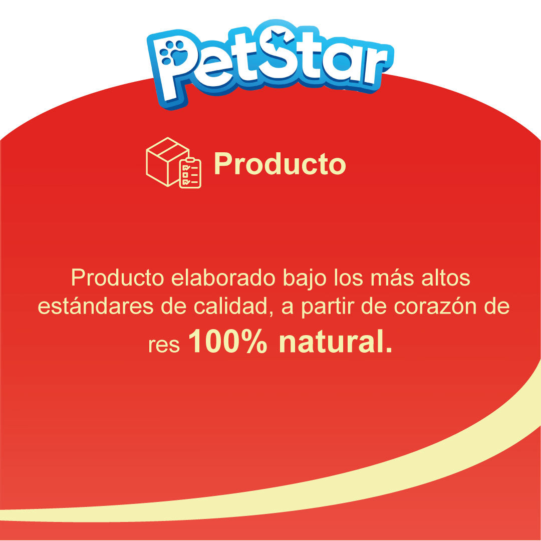 Premios para perro Beefy Heart Chips True Bites