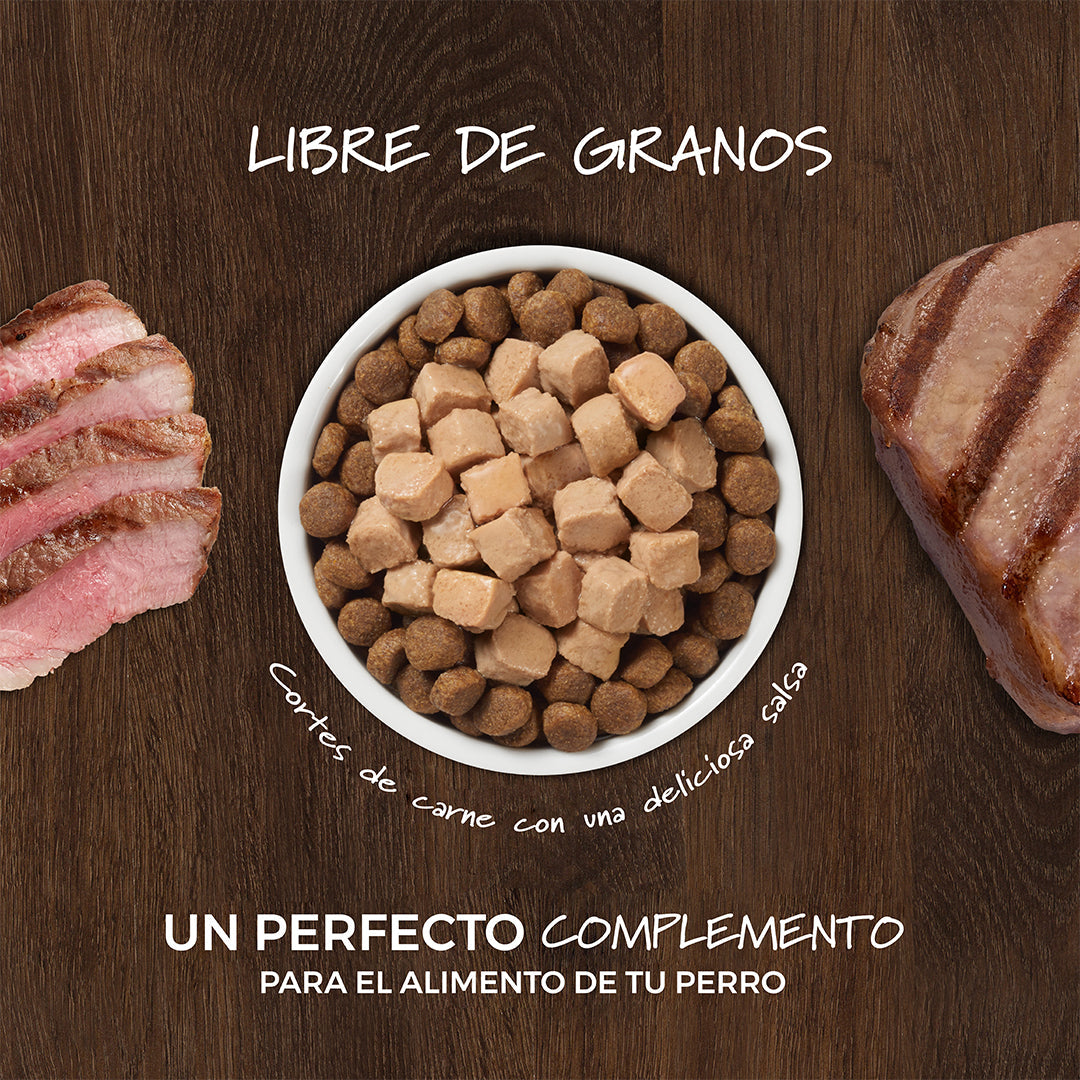 Alimento Húmedo Healthy Cravings Instinct Para Perro, Sobre Sabor Salmón. 85 g