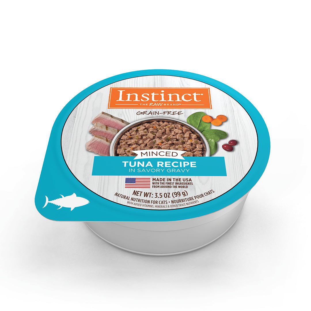 Alimento Instinct Original Minced Cups Para Gato, Sabor Atún. 99 g