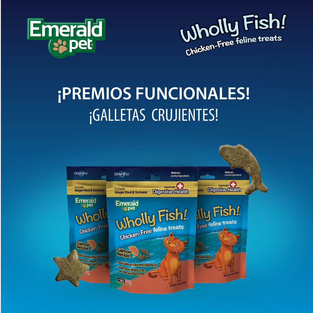 Premios Digestivos Wholly Fish Digestive Health Salmón