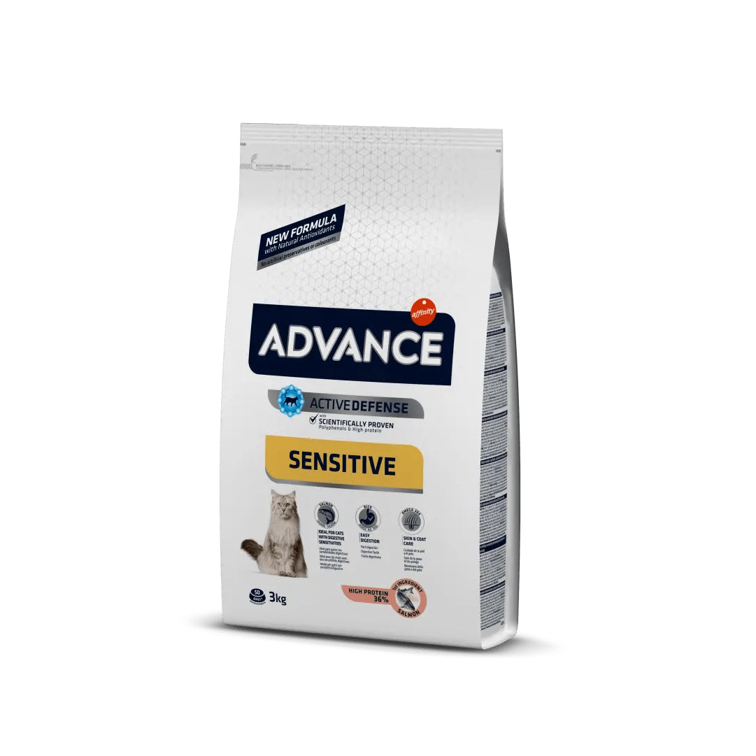 Advance Sensitive Salmón para Gato 3kg