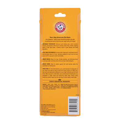 Arm & Hammer Kit Pasta Dental para Perro, Elimina Sarro y Mal Aliento, Sabor Plátano con Menta 3pzas