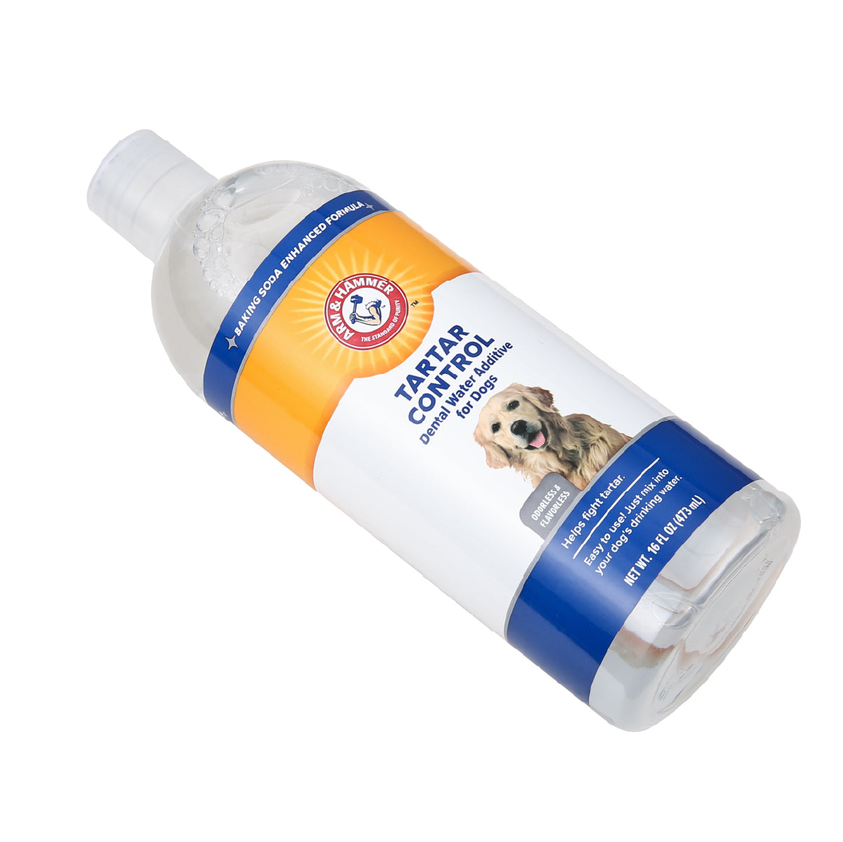 Arm & Hammer Enjuague dental para perro, elimina el mal aliento, combate el sarro y placa, 473ml