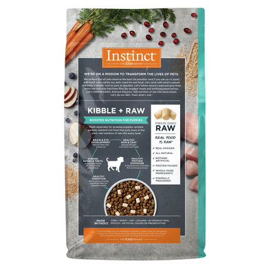 Instinct Raw Boost de Pollo con Granos y Arroz Integral para Cachorros 9.07 kg