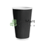 Vaso Negro Térmico 16 Oz Papel