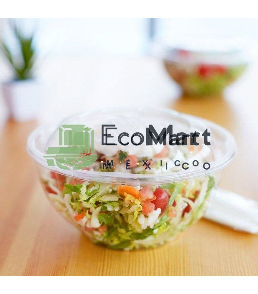 COMBO Ensaladera 16 oz+ TAPA PLA X450 JUEGOS - Eco Mart México