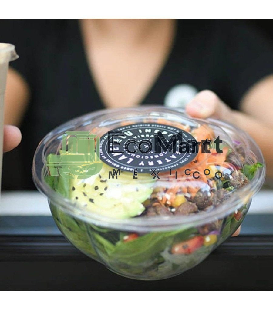 COMBO Ensaladera 32 oz+ TAPA PLA X600 JUEGOS - Eco Mart México