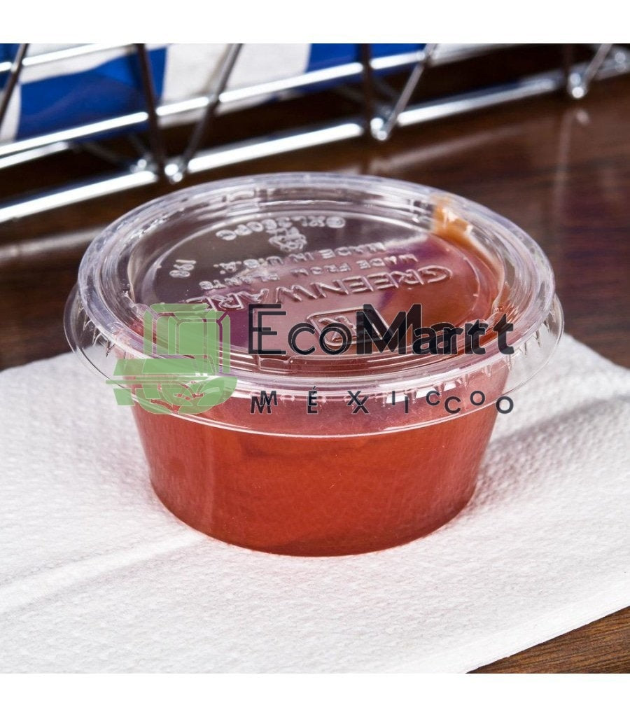 COMBO SOUFFLE 2 OZ PLA + TAPA X2000 JUEGOS - Eco Mart México