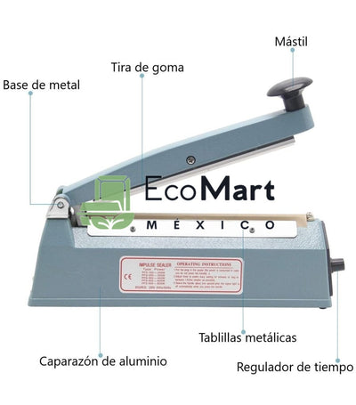 Guillotina térmica para sellar bolsas - Eco Mart México